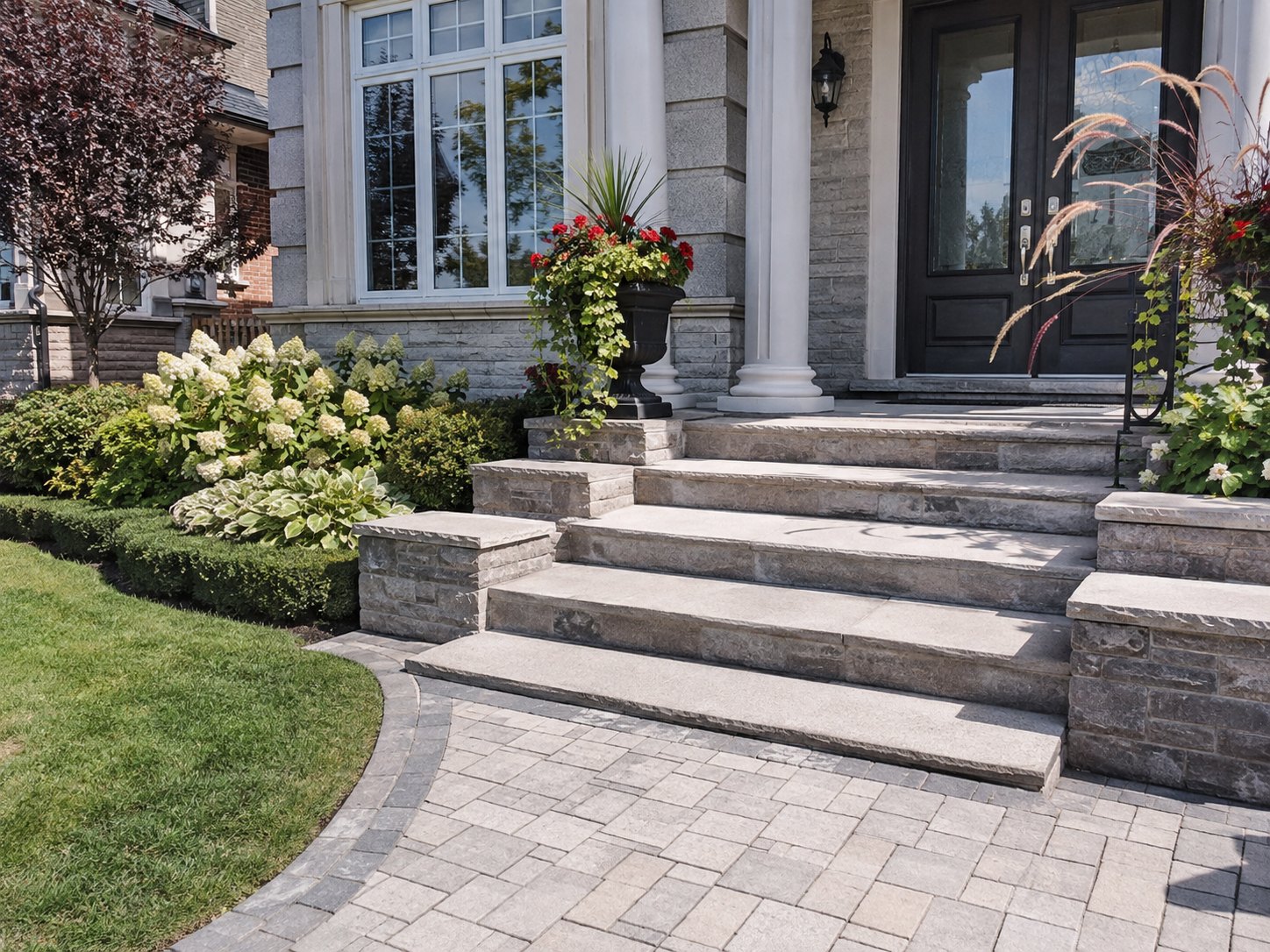 Front Entrance Upgrade landscaping project