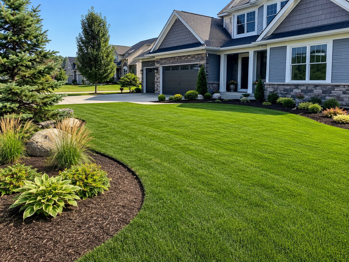 Lawn & Grading landscaping project